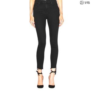 MOTHER Black Skinny Jeans